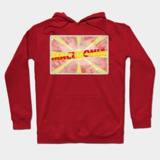 Macedonia Vintage style retro souvenir Hoodie